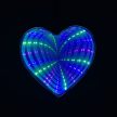 NEKONEČNÝ ZRKADLOVÝ NÁHRDELNÍK - SRDCE (INFINITY-HEART)