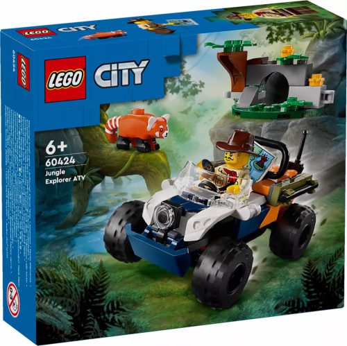 LEGO® CITY 60424 DZSUNGELKUTATÓ ATV - VÖRÖS MACSKAMEDVE AKCIÓ