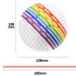 Szenzoros játék, Gömb szett 16 szilikon kukaccal (SENSORY-BALL)