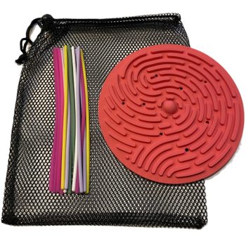 Jucărie senzorială (silicon) Dreptunghi roz (SENSORY-PINK)