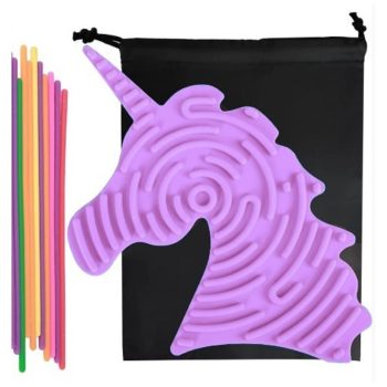   Jucărie senzorială (silicon) Unicorn violet (SENSORY-UNICORN)